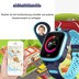 Bild von Automatikuhr »Kinder Smartwatch mit GPS 4g WiFi LBS Tracker Echtzeitposition HD Touchscreen SOS Videoanruf Sprachchat Wasserdicht Kompatibel Android und IOS für Jungen Mädchen«
